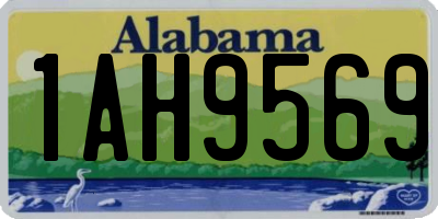 AL license plate 1AH9569