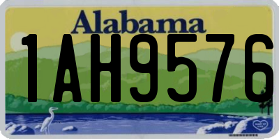 AL license plate 1AH9576