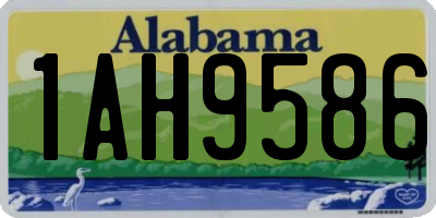 AL license plate 1AH9586