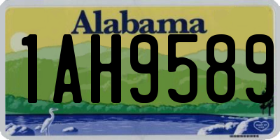 AL license plate 1AH9589