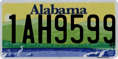 AL license plate 1AH9599
