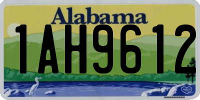 AL license plate 1AH9612