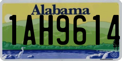 AL license plate 1AH9614