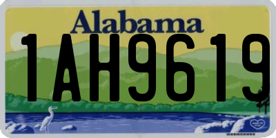 AL license plate 1AH9619