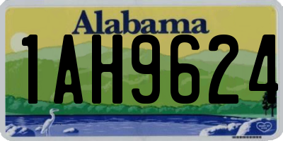 AL license plate 1AH9624