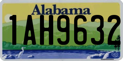 AL license plate 1AH9632