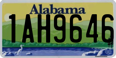 AL license plate 1AH9646