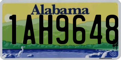 AL license plate 1AH9648