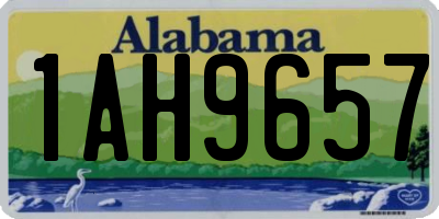 AL license plate 1AH9657