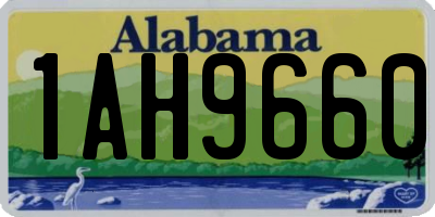 AL license plate 1AH9660