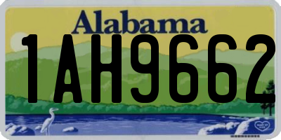 AL license plate 1AH9662