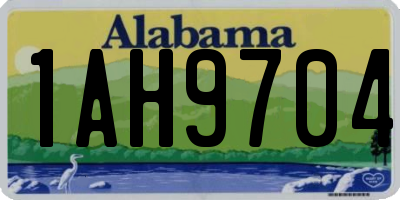 AL license plate 1AH9704