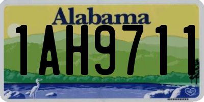 AL license plate 1AH9711