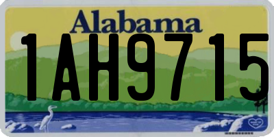 AL license plate 1AH9715