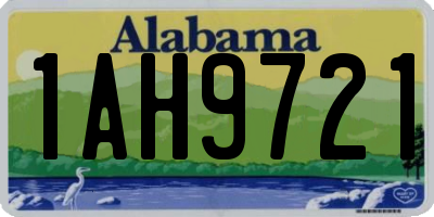AL license plate 1AH9721