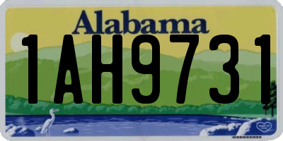 AL license plate 1AH9731