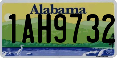AL license plate 1AH9732