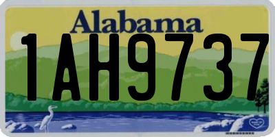 AL license plate 1AH9737