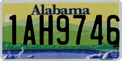 AL license plate 1AH9746