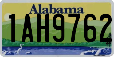AL license plate 1AH9762