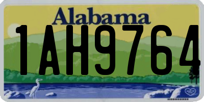 AL license plate 1AH9764