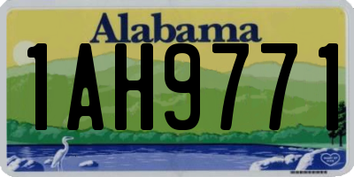 AL license plate 1AH9771