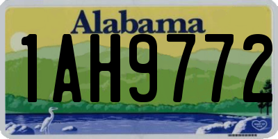 AL license plate 1AH9772