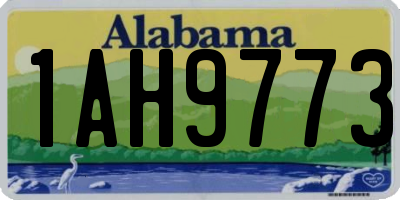 AL license plate 1AH9773