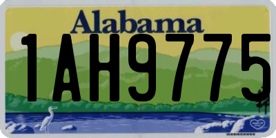 AL license plate 1AH9775