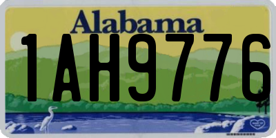 AL license plate 1AH9776