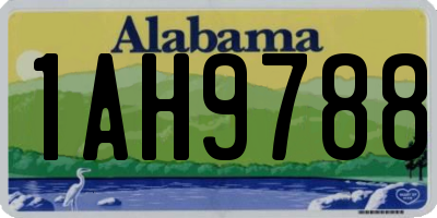 AL license plate 1AH9788