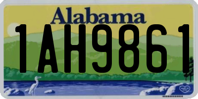 AL license plate 1AH9861
