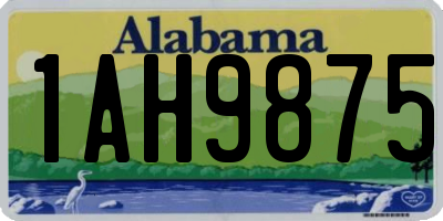 AL license plate 1AH9875