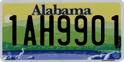 AL license plate 1AH9901