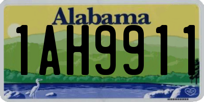 AL license plate 1AH9911