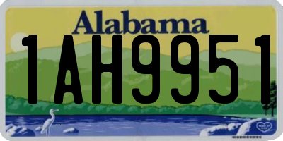 AL license plate 1AH9951