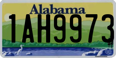 AL license plate 1AH9973
