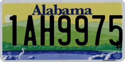 AL license plate 1AH9975