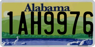 AL license plate 1AH9976