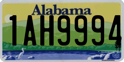 AL license plate 1AH9994
