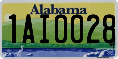 AL license plate 1AI0028