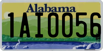 AL license plate 1AI0056