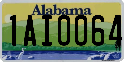 AL license plate 1AI0064