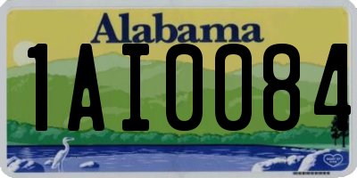 AL license plate 1AI0084