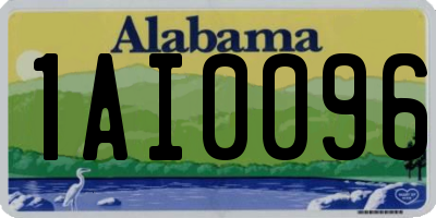 AL license plate 1AI0096