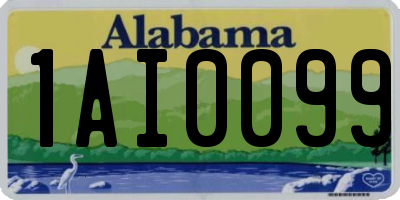 AL license plate 1AI0099
