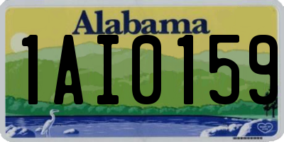AL license plate 1AI0159