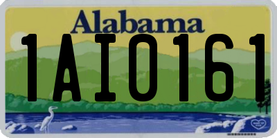 AL license plate 1AI0161