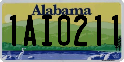 AL license plate 1AI0211