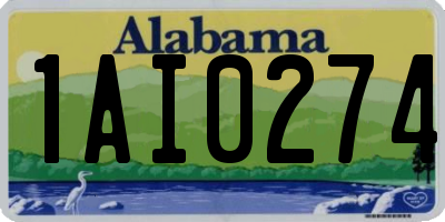 AL license plate 1AI0274
